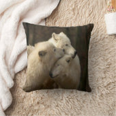 ホワイトウルフパック クッション (ブランケット)