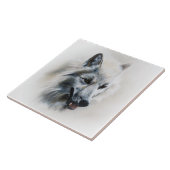 ホワイトウルフポートレート タイル (側面)