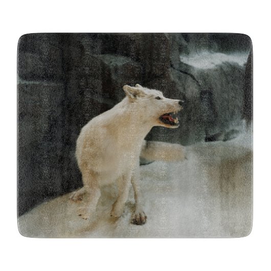 ホワイトウルフ カッティングボード (正面)