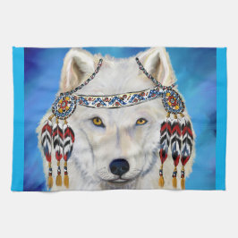 ホワイトウルフ キッチンタオル