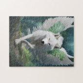 ホワイトウルフ ジグソーパズル (横)