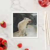 ホワイトウルフ スタンダードカクテルナプキン (インサイチュ)