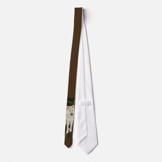 ホワイトウルフ ネクタイ (裏面)