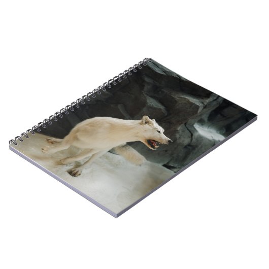 ホワイトウルフ ノートブック (左側)