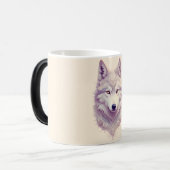 ホワイトウルフ – マグカップ (正面左)