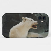 ホワイトウルフ Case-Mate iPhoneケース (裏面(横))