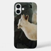 ホワイトウルフ Case-Mate iPhoneケース (裏面)