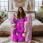 ホワイトウーマンナースドクターインピンク シェルパブランケット