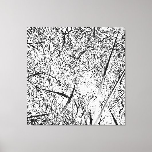 ホワイトエイリアングラス キャンバスプリント (正面)