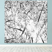 ホワイトエイリアングラス キャンバスプリント (インサイチュ (ウッドフロア))