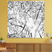 ホワイトエイリアングラス キャンバスプリント (インサイチュ (リビング))