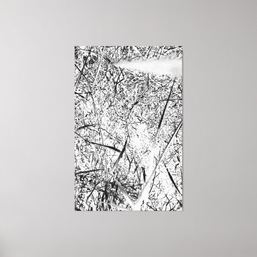 ホワイトエイリアングラス キャンバスプリント (正面)