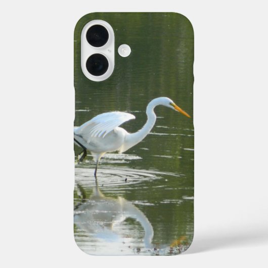 ホワイトエグレット反射万能ケース Case-Mate iPhoneケース (裏面)