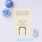 ホワイトエステート実在のミニマリスト チラシ (シングル)