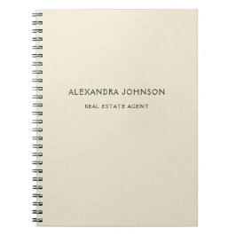 ホワイトエステート実在のミニマリスト ノートブック