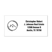 ホワイトエステート実在のミニマリスト ラバースタンプ (インプリント)