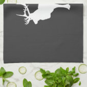 ホワイトエルク キッチンタオル (折り畳み)