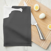 ホワイトエルク キッチンタオル (四つ折り)