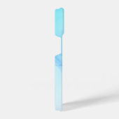 ホワイトエルミンウォーターカラーアートガール名 iPhoneケース (右側面)