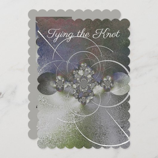 「ホワイトエレガンス」結婚式招待状 招待状 (正面/裏面)