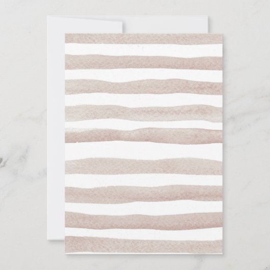 ホワイトエレガントグリッター秋パンプキンベビーシャワー  招待状 (裏面)