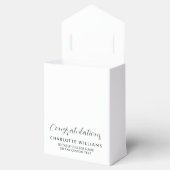 ホワイトエレガント卒業生クラス2025おめでとう卒業 フェイバーボックス (オープン)