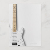 ホワイトエレキギター3 ポストカード (正面)