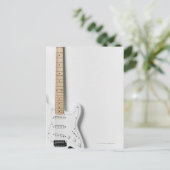 ホワイトエレキギター3 ポストカード (スタンド正面)