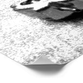 ホワイトエレキギター ポスター (角)