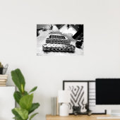 ホワイトエレキギター ポスター (ホームオフィス)