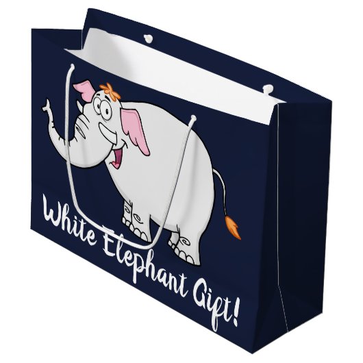 ホワイトエレファントエクスチェンジ漫画 ラージペーパーバッグ (正面アングル)