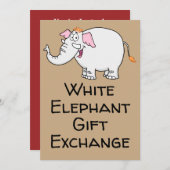 ホワイトエレファントエクスチェンジ漫画 招待状 (正面/裏面)