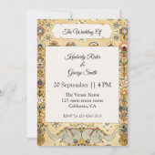 ホワイトエレファントオンインディアンフレーム結婚式招待状 招待状 (正面)