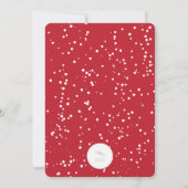 ホワイトエレファントギフトエクスチェンジモダンホリデーパーティー 招待状 (裏面)