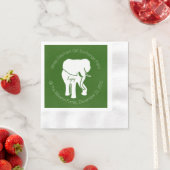 ホワイトエレファントギフト交換クリスマスパーティー 縁ありカクテルナプキン (インサイチュ)