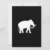 ホワイトエレファントギフト交換パーティー 招待状 (正面)