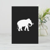 ホワイトエレファントギフト交換パーティー 招待状 (スタンド正面)