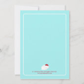 ホワイトエレファントギフト交換ホリデーパーティー 招待状 (裏面)