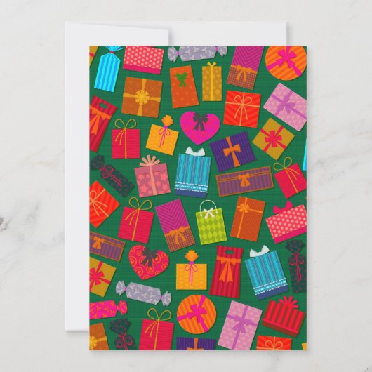 ホワイトエレファントクリスマスギフト交換パーティー 招待状 (裏面)