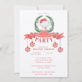 ホワイトエレファントクリスマスギフト交換 招待状 (正面)