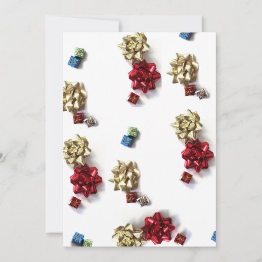 ホワイトエレファントクリスマスパーティーギフト交換 招待状 (裏面)