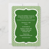 ホワイトエレファントクリスマスパーティ招待状 シーズンカード (裏面)