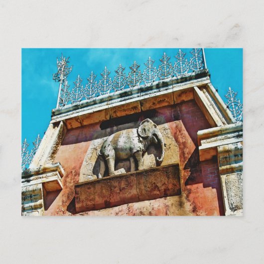 ホワイトエレファントサロン、フレデリックスバーグ、テキサス州 ポストカード (正面)