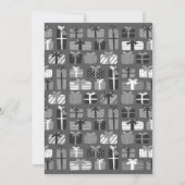 ホワイトエレファントスタックギフト交換パーティー 招待状 (裏面)