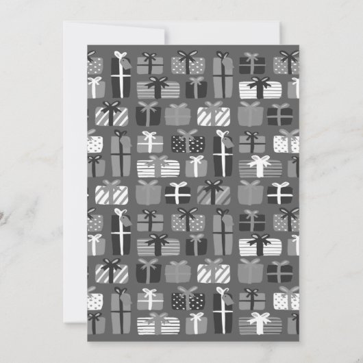 ホワイトエレファントスタックギフト交換パーティー 招待状 (裏面)