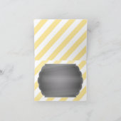 ホワイトエレファントストライププリントサンキュー サンキューカード (内部)