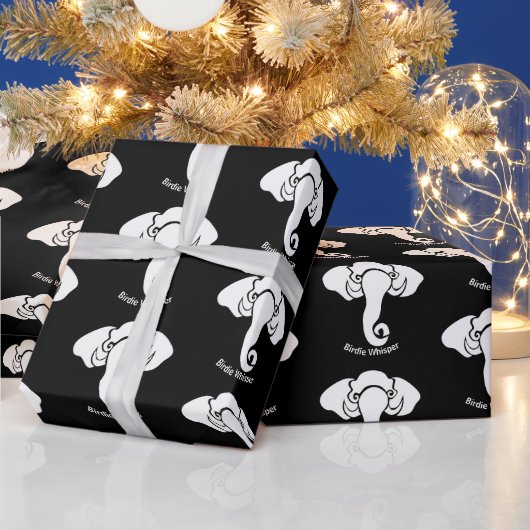 ホワイトエレファントファミリーホームアドレス共和党員 ラッピングペーパー (クリスマス)