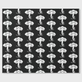 ホワイトエレファントファミリーホームアドレス共和党員 ラッピングペーパー (フラット)