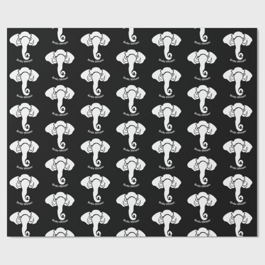 ホワイトエレファントファミリーホームアドレス共和党員 ラッピングペーパー (フラット)