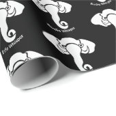 ホワイトエレファントファミリーホームアドレス共和党員 ラッピングペーパー (ロールコーナー)